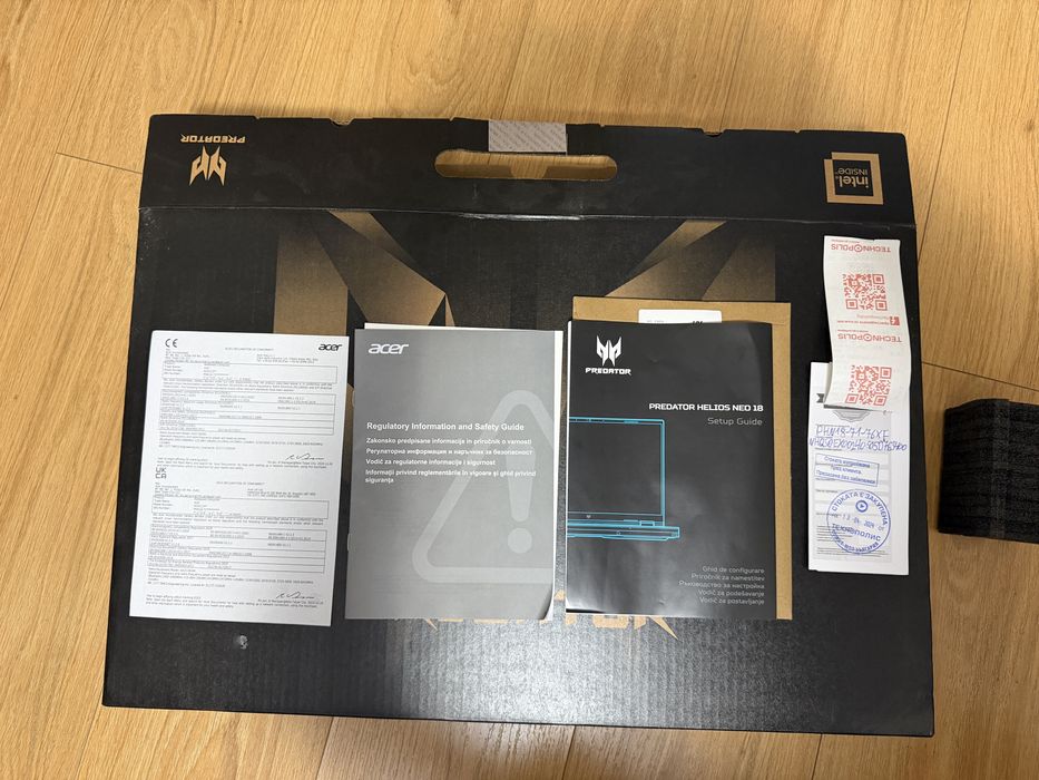 Лаптоп ACER Predator Helios Neo 18 I7-14650HX, 32\1000GB, RTX4060, 8GB