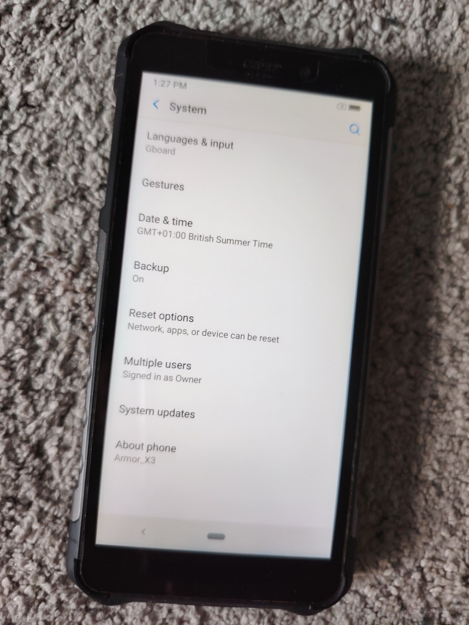 Ulefone Armor X3 Display Original 
Are Display Original
Android 9 merg