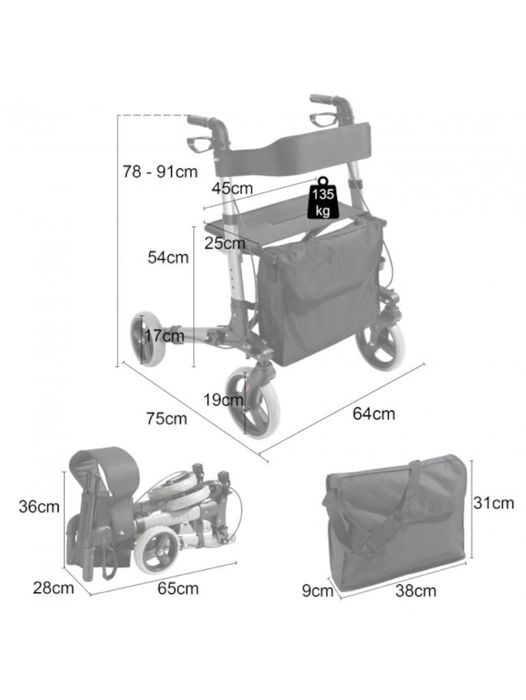 Rollator  “Arebos”