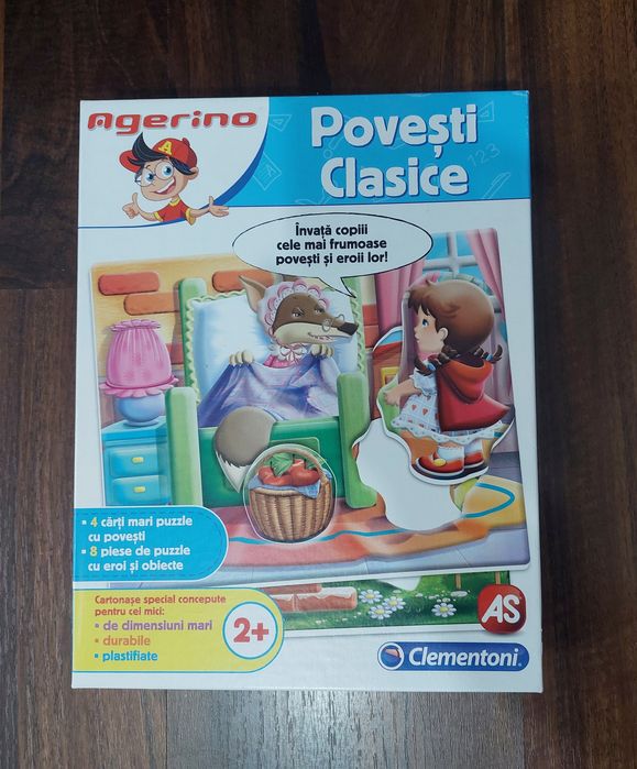 Set puzzle 4 povești clasice, piese mari