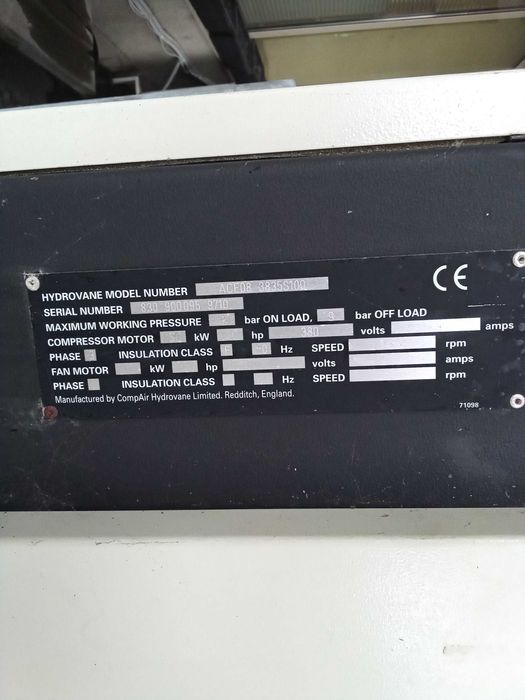 Винтов компресор за въздух мощен 30kw Compair Airlogic 830