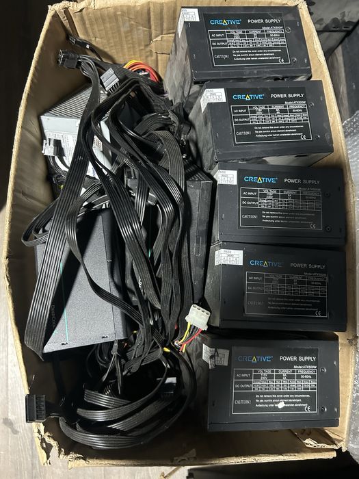 Блоки питания б/у разные