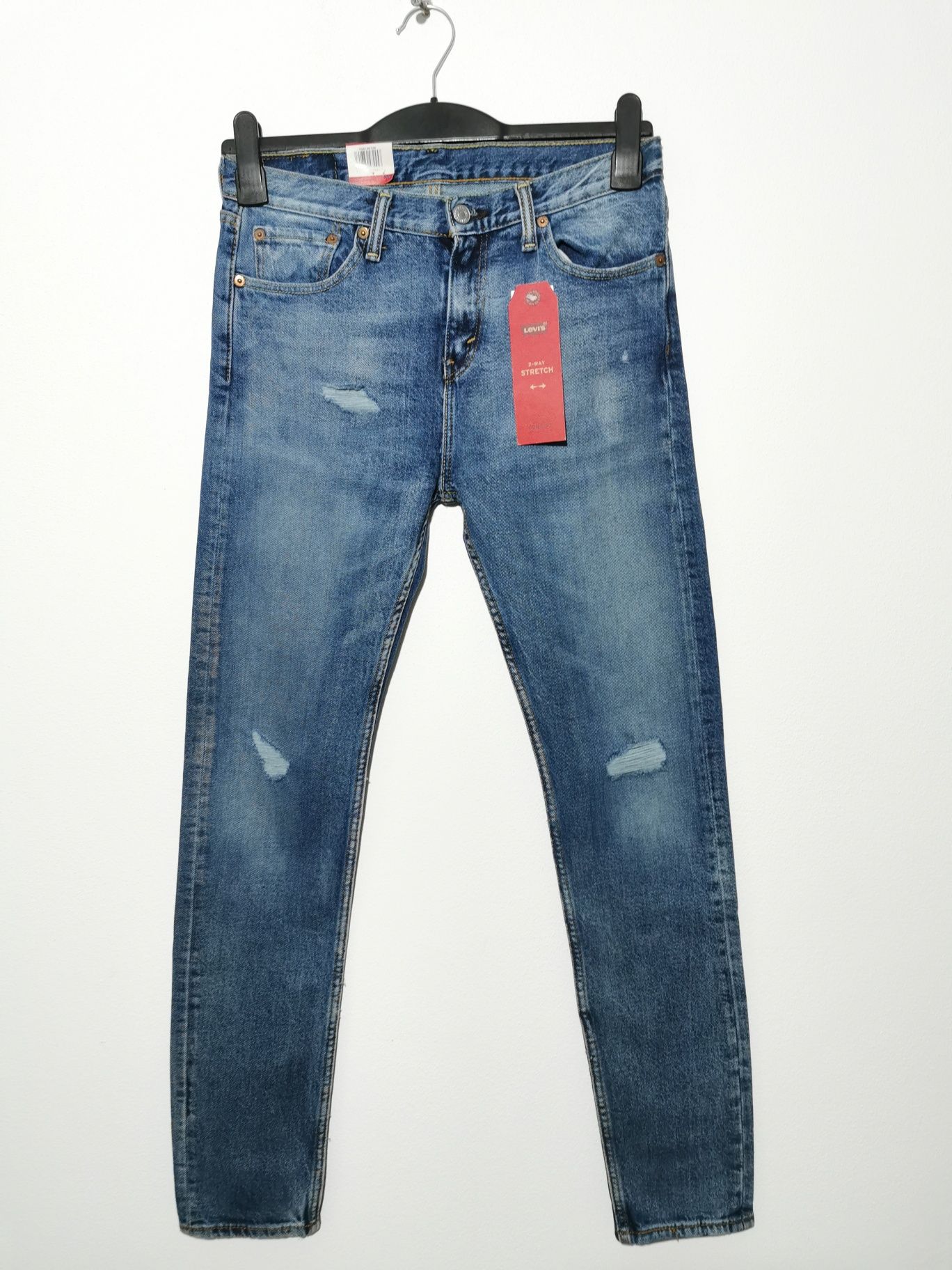 Blugi Barbati Levis LEVI'S 510 Skinny cu rupturi - Marime: W29 L32