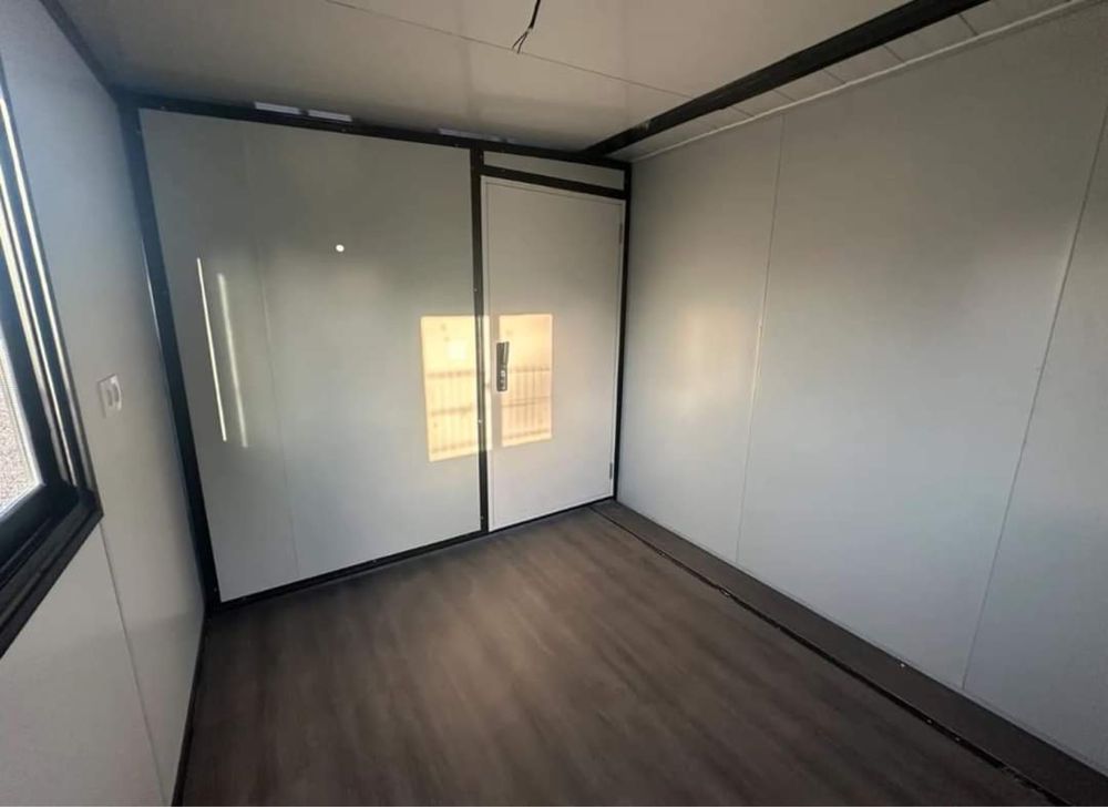 Casa modular stil cabana A frame structura lemn sau structura metalica