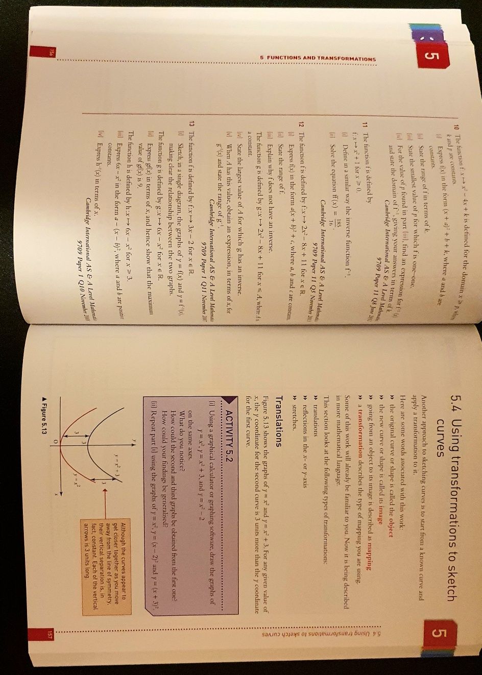 Pure Mathematics 1 Cambridge A Level Coursebook