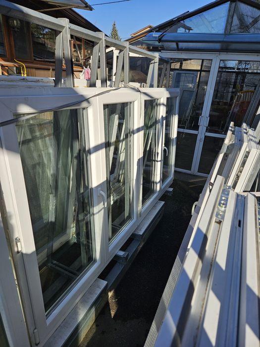 Тераса пвц 4 крила и тройни