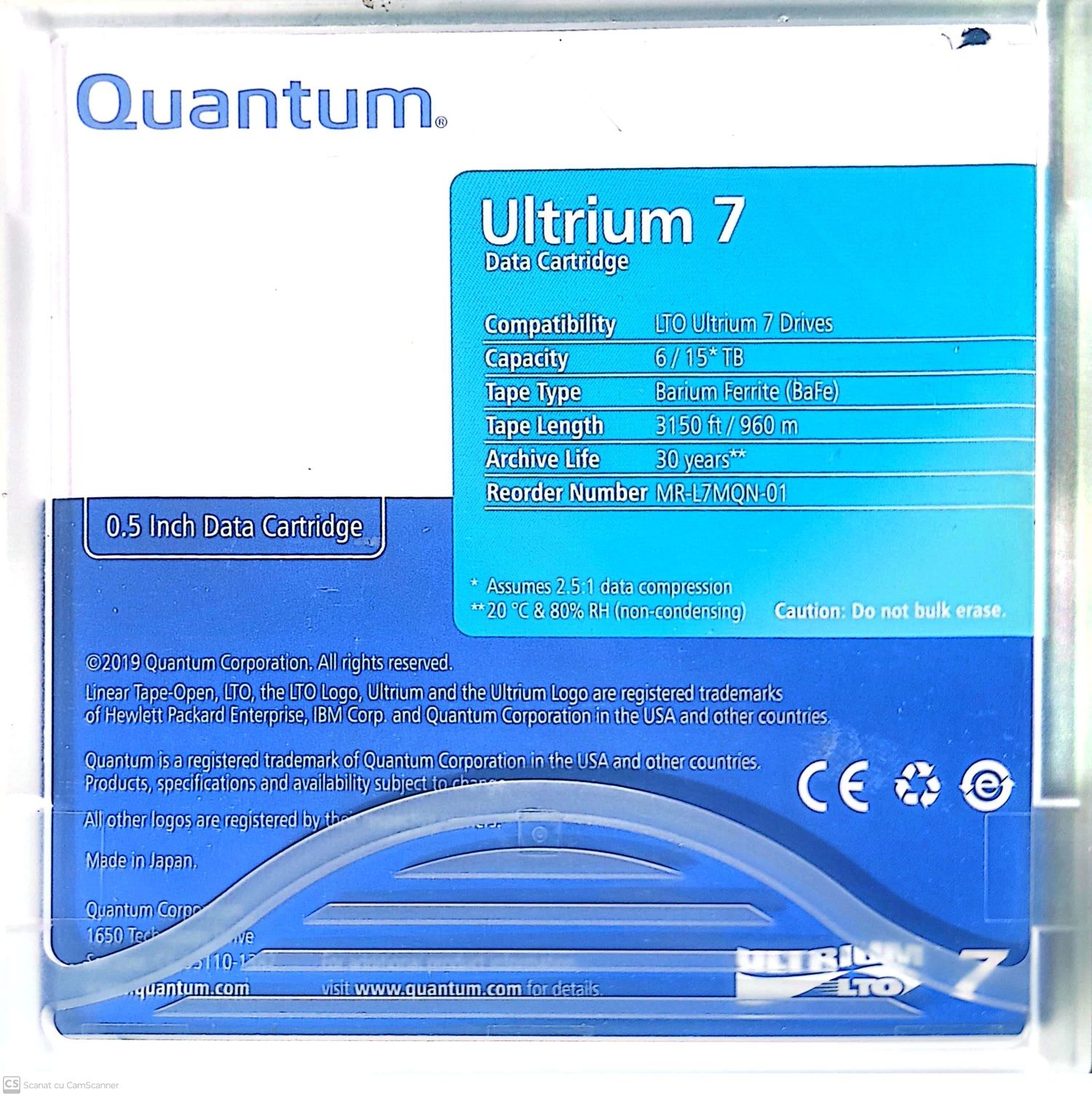 Quantum Ultrium 7 hard disk-cartuș date