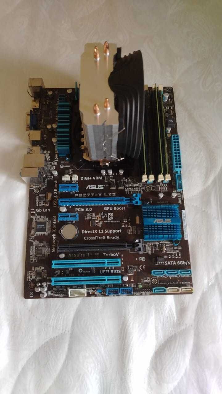 Комплект I7 3770 + Asus P8Z77-V LX 2 + 16 RAM + Deepcool Gammaxx 200T
