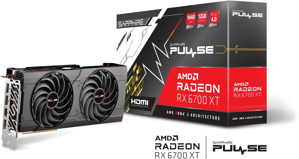 [ in GARANTIE ! ] Sapphire Radeon RX 6700 XT PULSE 12GB 192 bit DDR6