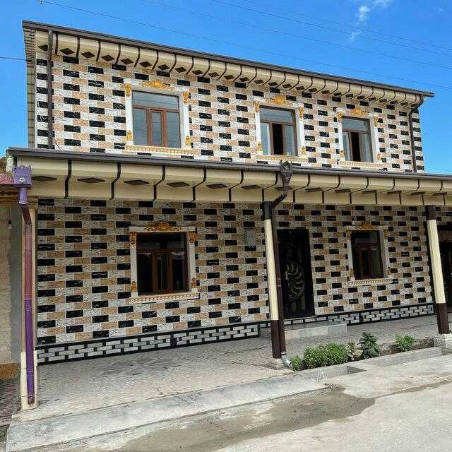 Гибкий камень для фасада в Узбекистане