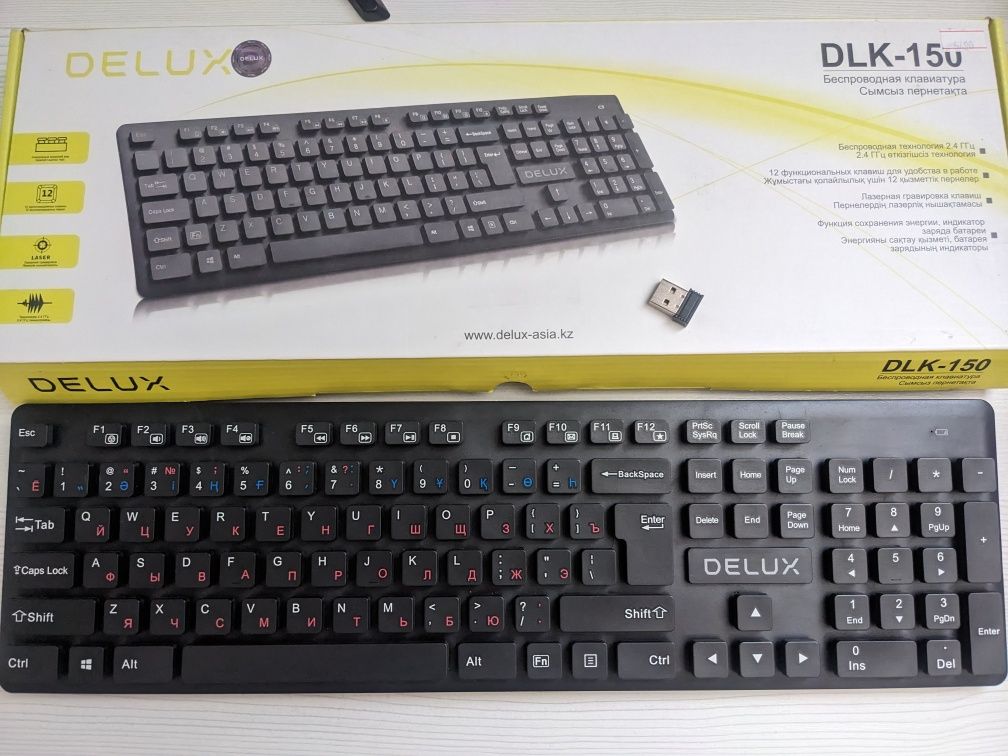 Клавиатура беспроводная Delux DLK-150