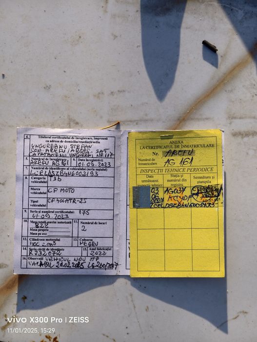 ATV CF Moto 400, 1100km