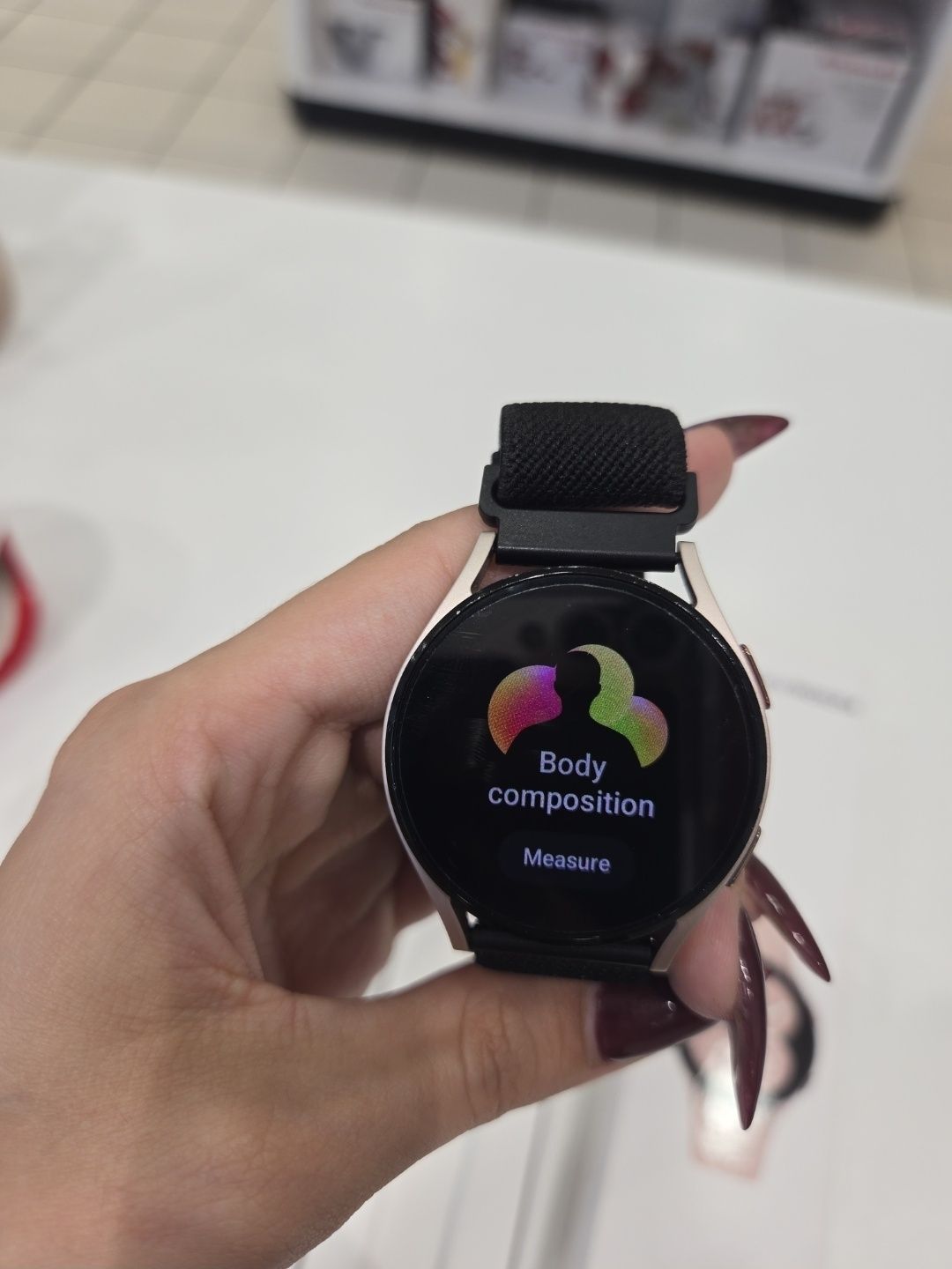 Galaxy Watch 4 rose gold + curele smartwatch samsung