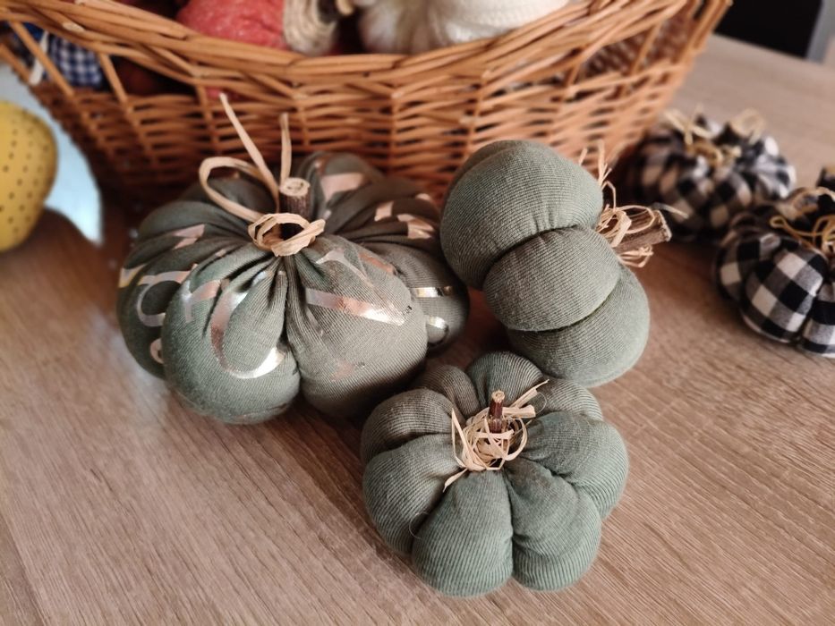 Dovleci/dovleac din textil. Halloween