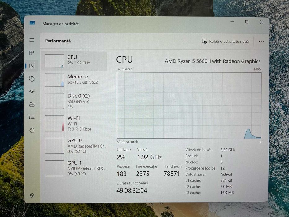 Hope Amanet P10/Laptop HP Victus Gaming AMD RYZEN 5 5600H