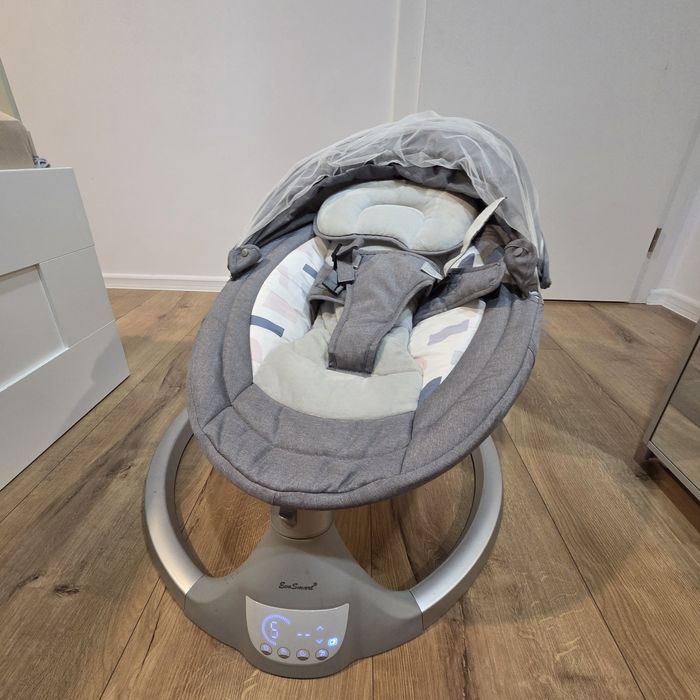 Leagan Electric EvoSmart BB07, Multifunctional Pentru Bebelusi cu Acop