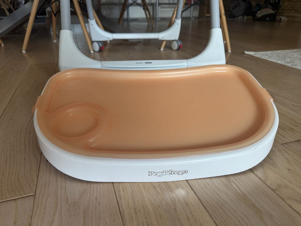 Детски Стол за хранене Peg Perego - Prima Pappa Follow Me, Arancia