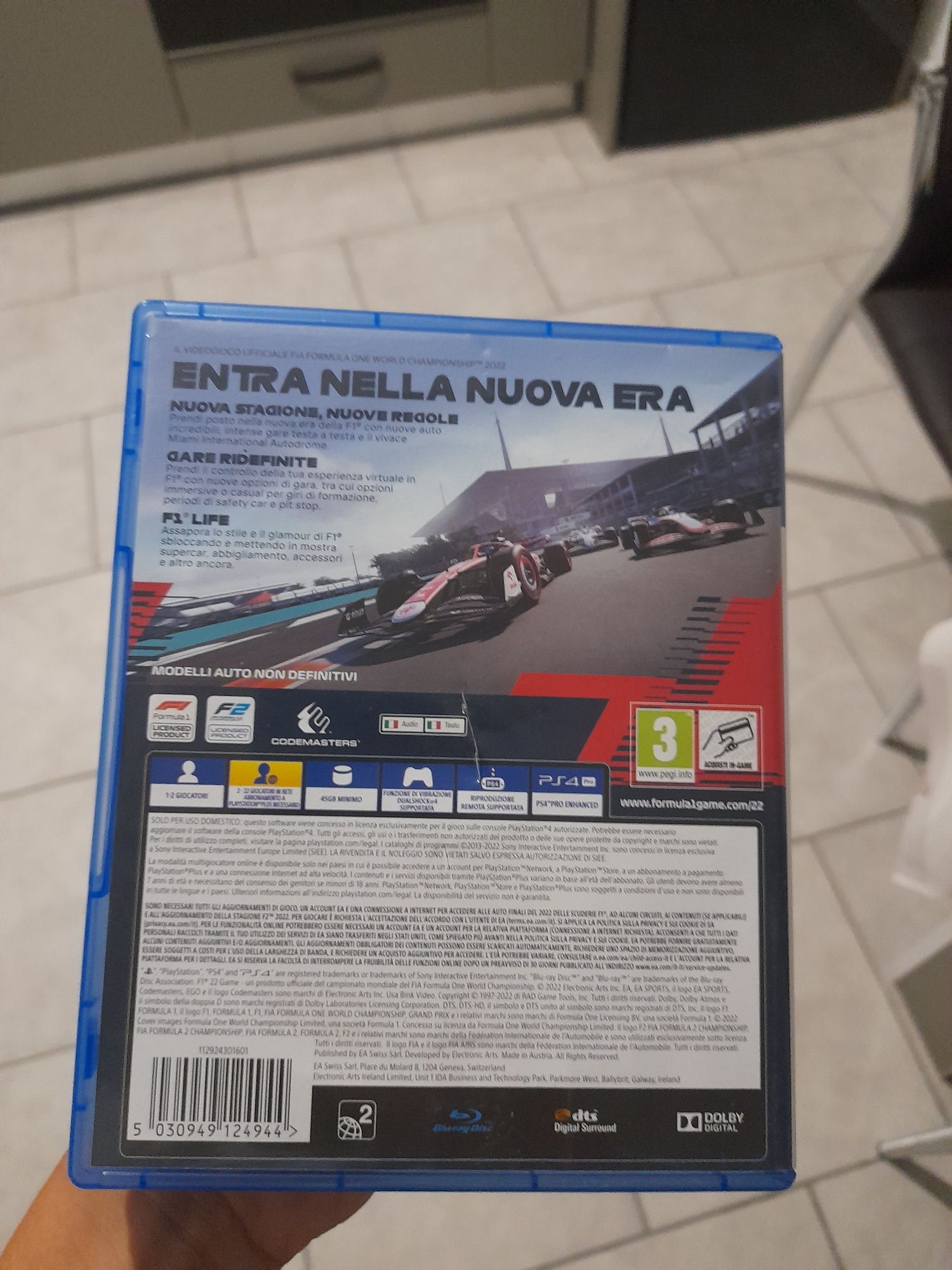 Formula 1 ps4 Italy version