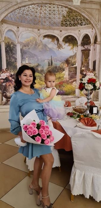 Платье шелк бирюзовое 46р, 5000 тг