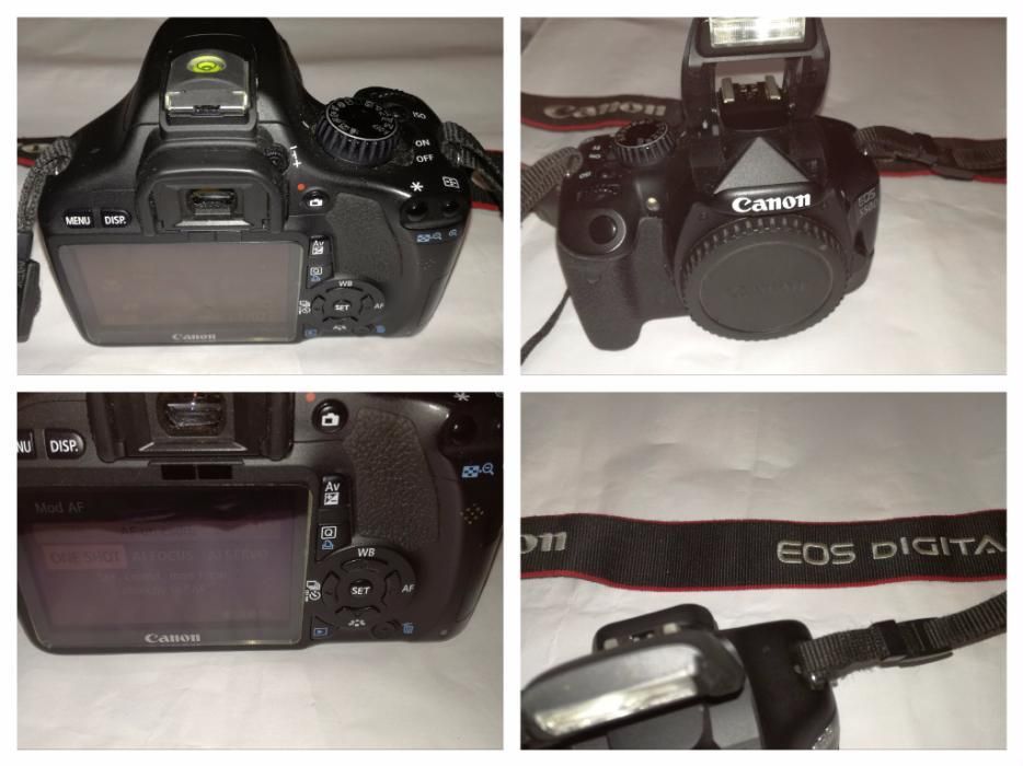 DSLR Canon 550 D , Rebel T2i , cu geanta si multe accesorii