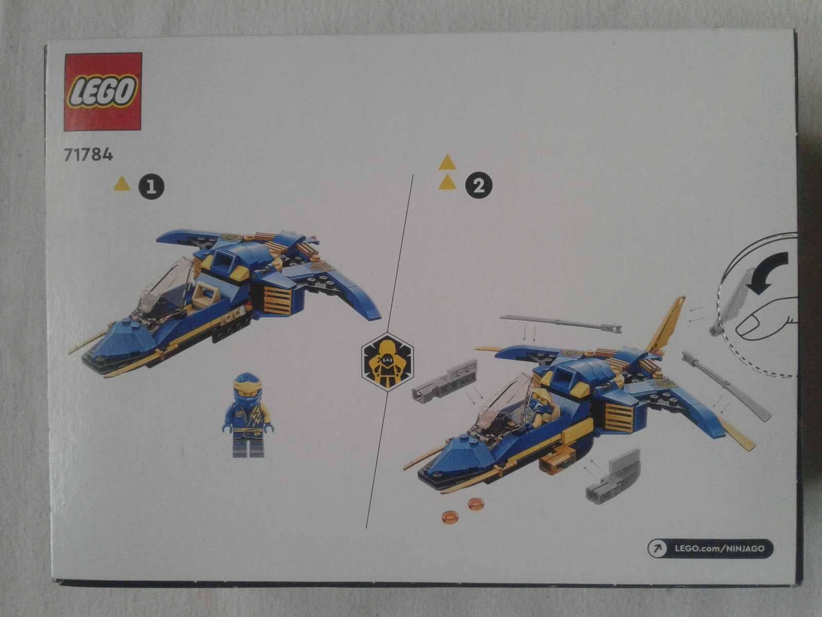 LEGO 71784 Avionul cu reactie Fulger Evo al lui Jay, nou, sigilat