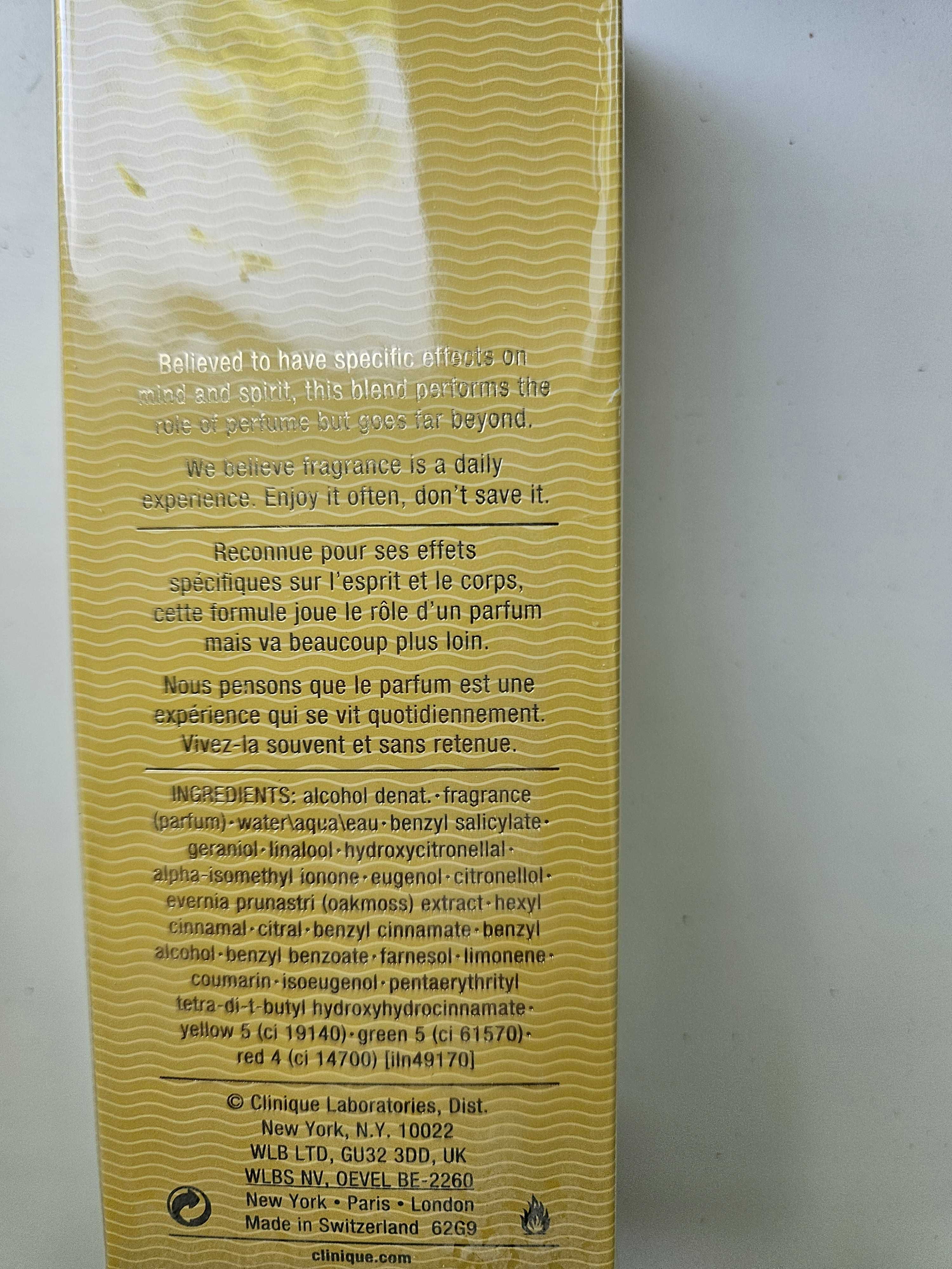 Продаю духи CLINIQUE ELIXIR оригинал 100 мл  новые