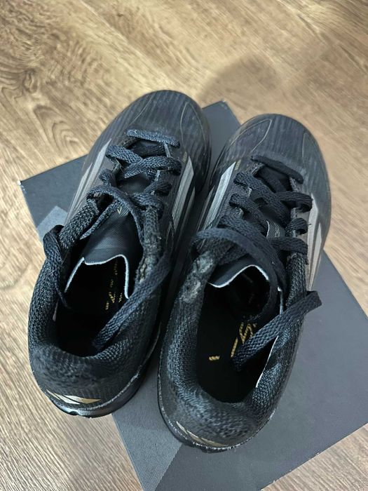 Ghete fotbal - adidas F50 League TF Junior - Negru, marime 31