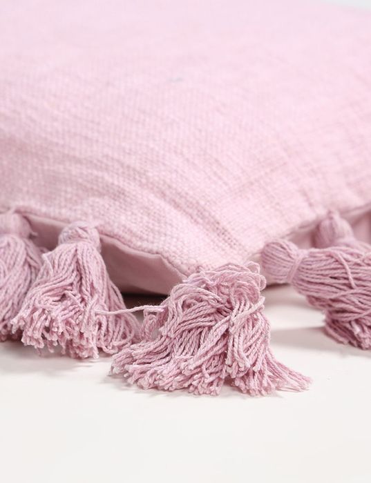 Set 2 huse pentru perna lucrate manual, din bumbac 100%, 46x46cm