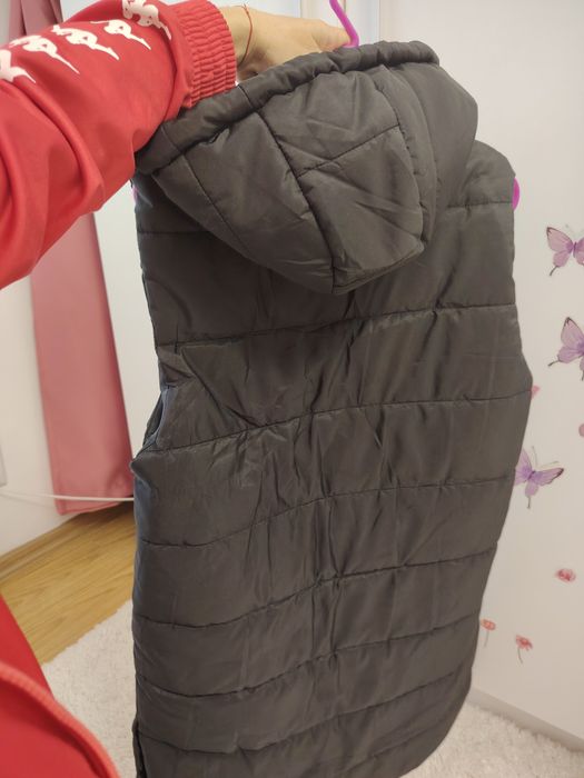 Vesta lunga mărime s-m Verde si negru