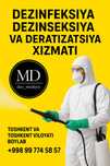 Dezinfeksiya / Dizenfeksiya / Dizinfeksiya xizmati – Klop, tarakan, ch