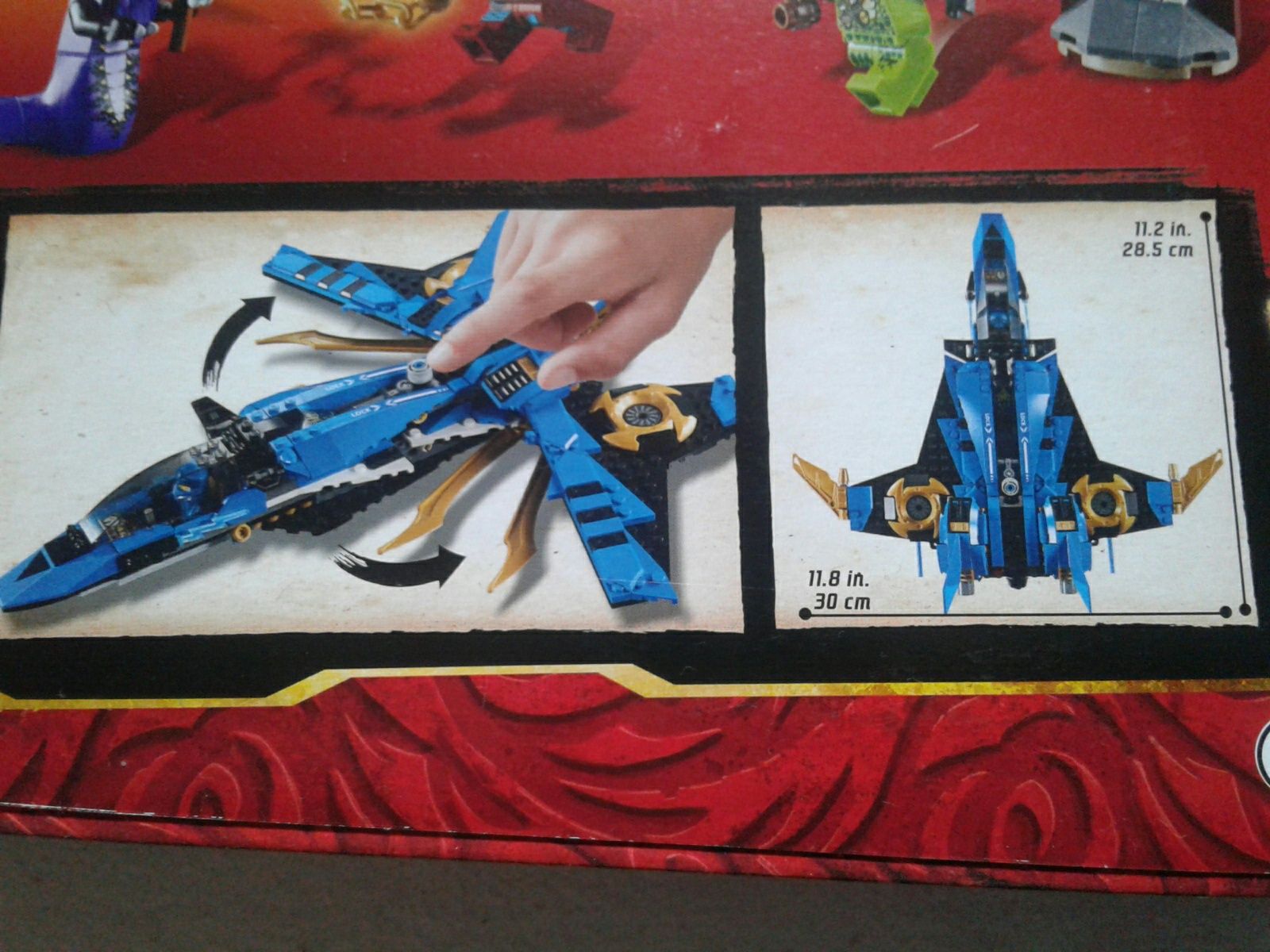 Storm-Fighterul lui Jay, avion Lego Ninjago Legacy 70668, nou, sigilat