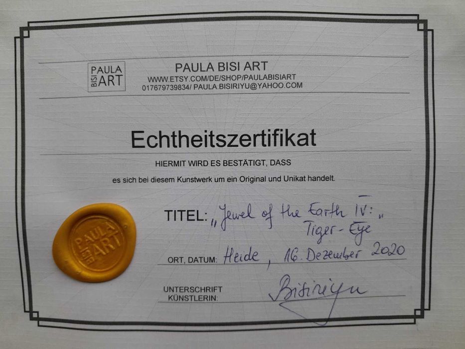 Tablou / Pictura acrilica abstracta pe panza (by PaulaBisiArt)