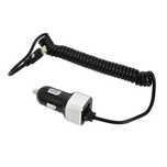 Incarcator auto Carpoint cu cablu conector hibrid MicroUSB MFi Dock 8pin, 1x iesire USB 2.0, 4.8A, 12V/ 24V, lungime 150cm