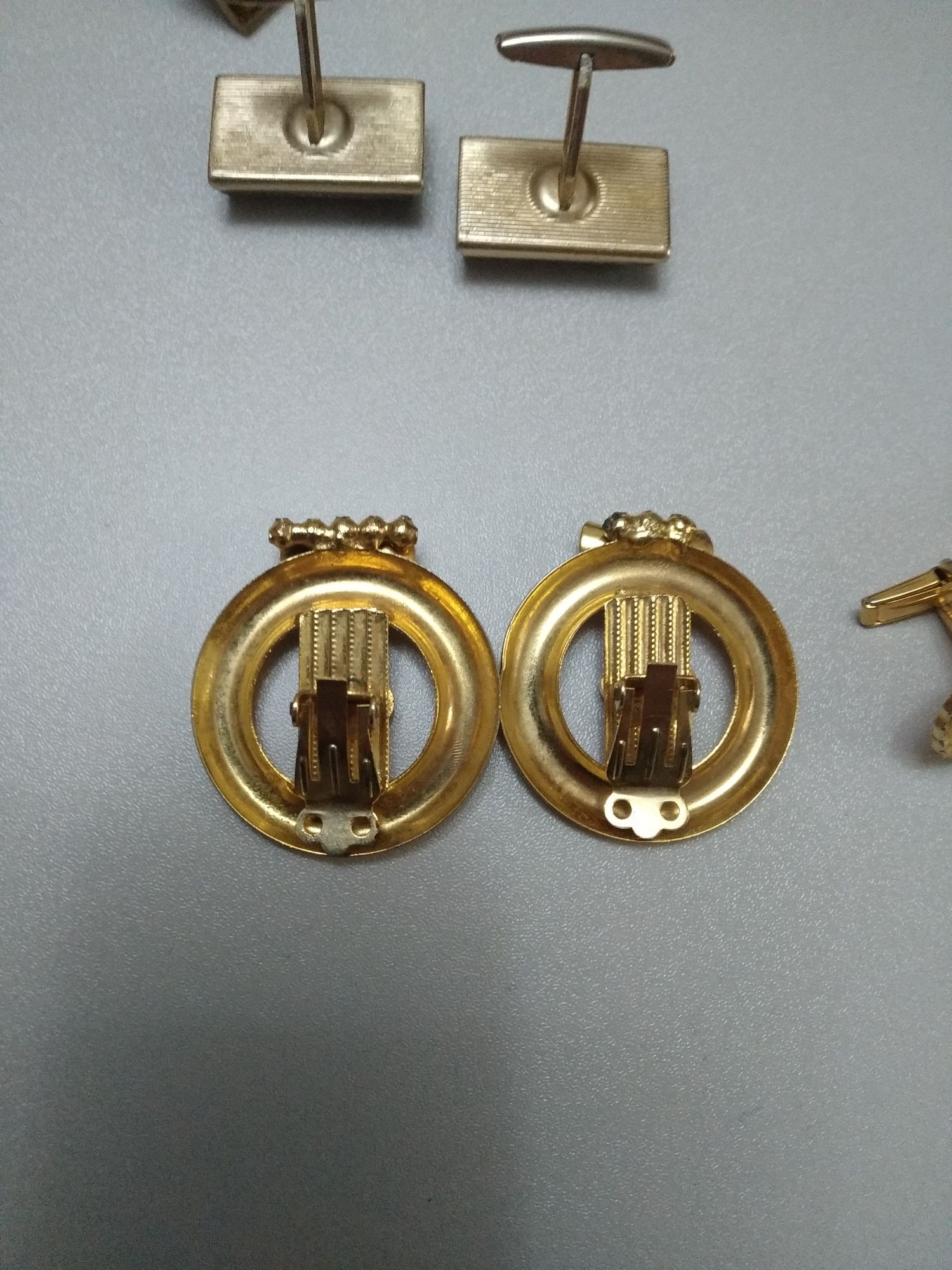 Запонки винтажные. Клипсы. СССР.