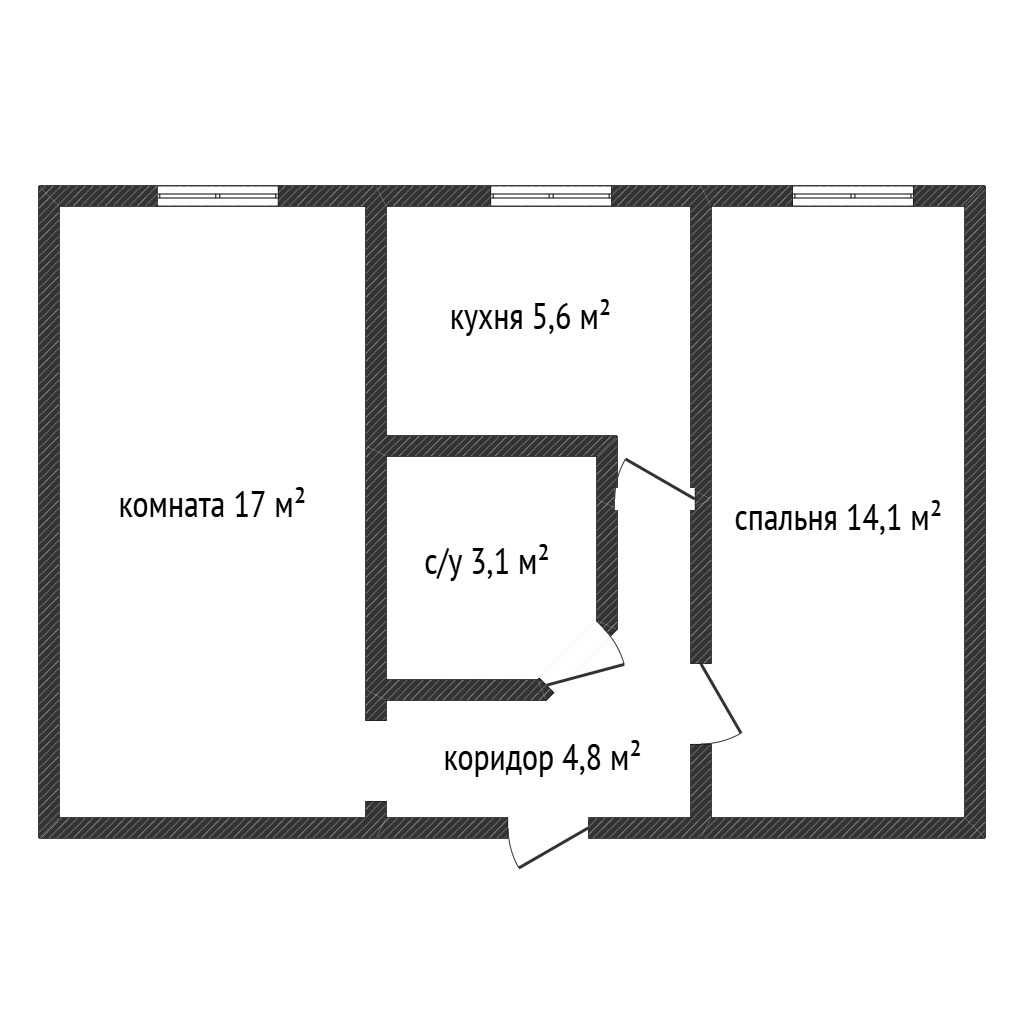 Продаётся 2-х ком квартира в 16 мкрн, ул. Франко 10, 7,8 мил!