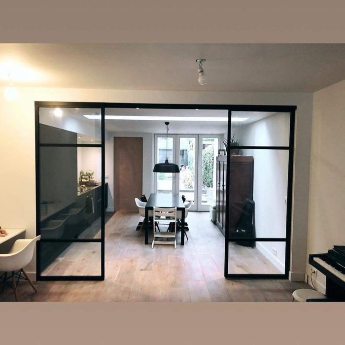 Лофт перегородки и двери из металлического профиля под заказ