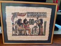 Египетски папирус в рамка с паспарту