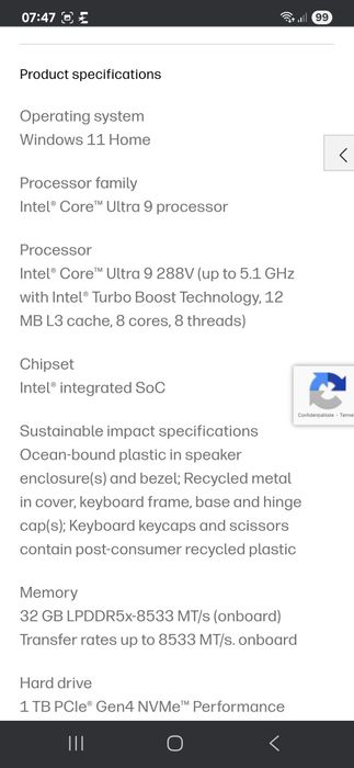 Laptop HP omnibook ultra flip