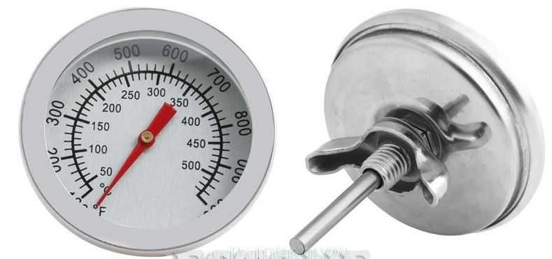 Termometru inox smoker uscator gratar afumatoare cuptor 500gr C