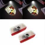 Set Logo Proiectoare Lampi 3D LED Lumini Usi Portiere Porsche