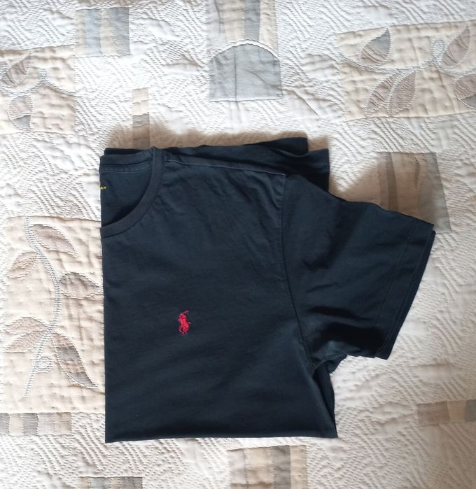 Черна тениска Ralph Loren