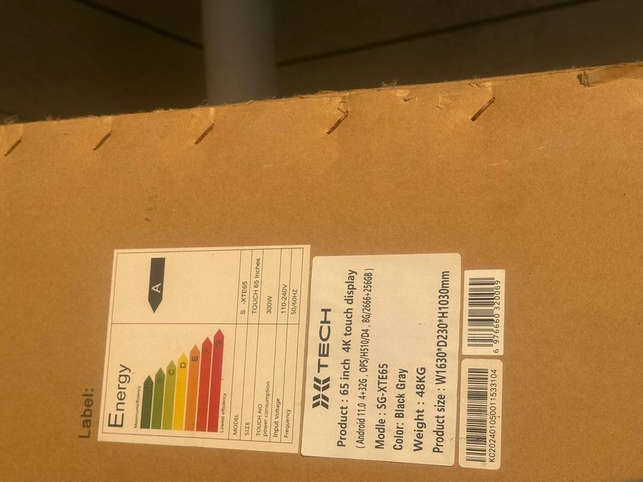 X tech 4K 65  Android 11 + windows