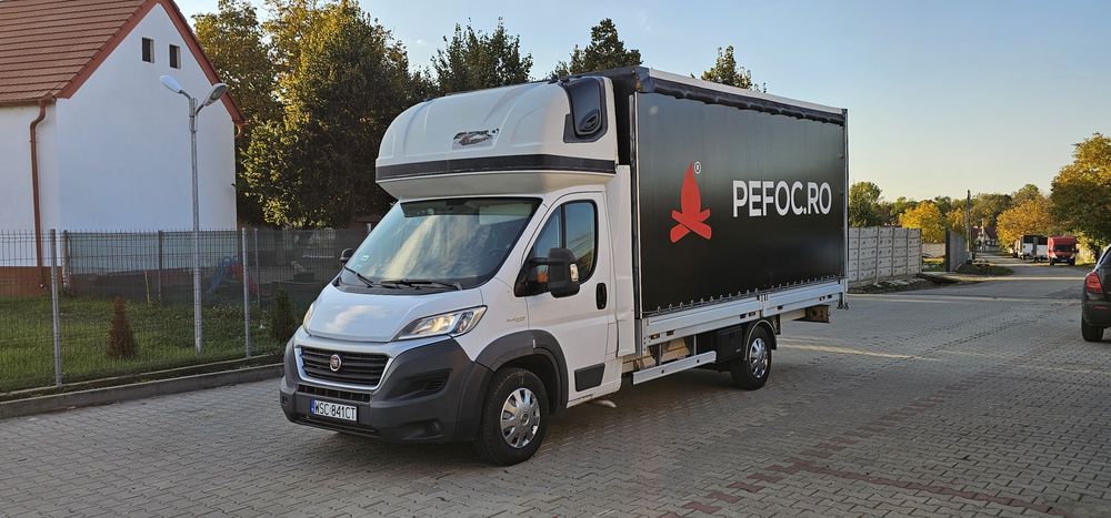 Fiat ducato 3.0 180cp Prelata  pe role 10 europaleti iveco daily