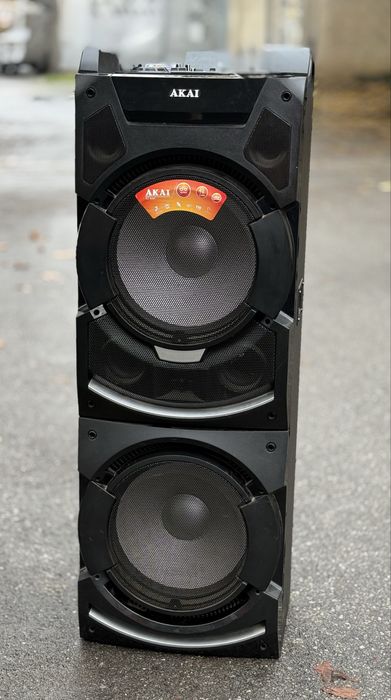 Преносима тонколона AKAI DJ-S5H, двойно USB, SD карта, Bluetooth