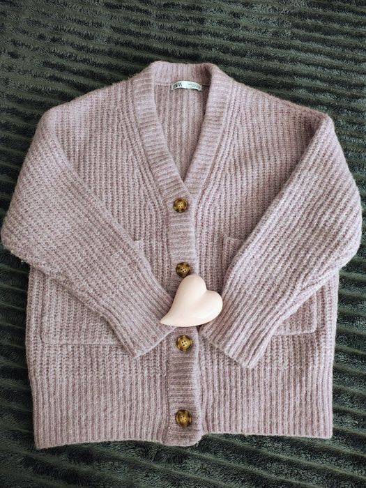 Cardigan lila Zara