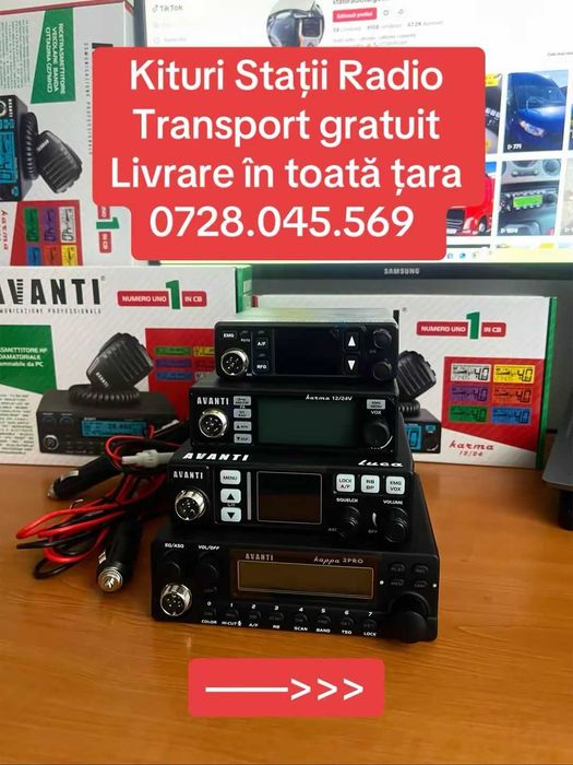 Statii Radio CB /Antene CB/ KIT-uri RADIO CB / Calibrare antene CB/