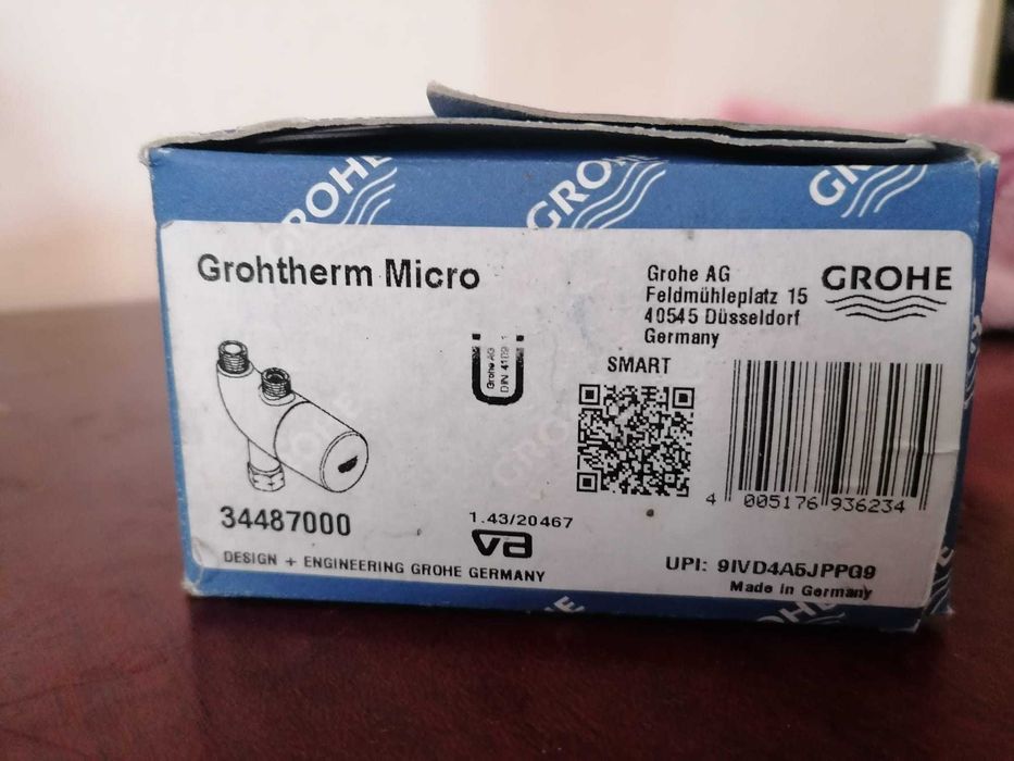 Termostat, Grohe, Grothem Micro, protectie termica impotriva oparirii