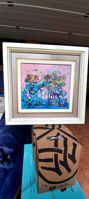 Картина маслени бои на Веселин Маринов Нацин "Ароматът на живота"