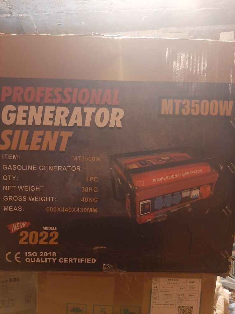 Четиритактов генератор за ток MT3500W Professional агрегат 3.5kW