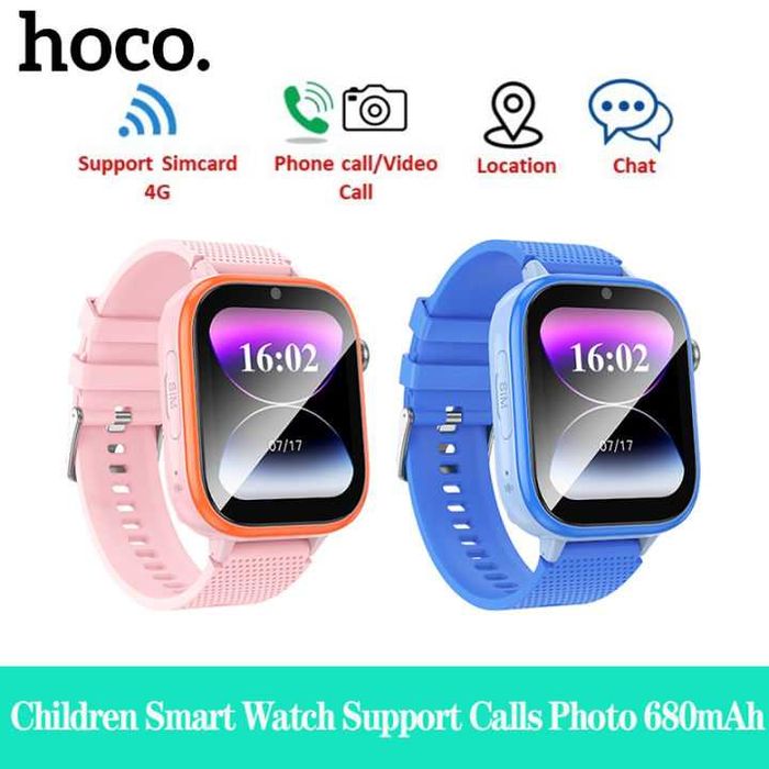 Baby watch Смарт-часы детские Нoco Y101 Kids GPS Есть доставка